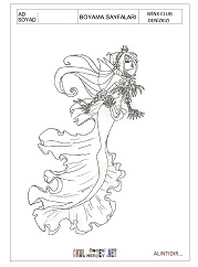 Winx Club Denizkızı boyama sayfaları